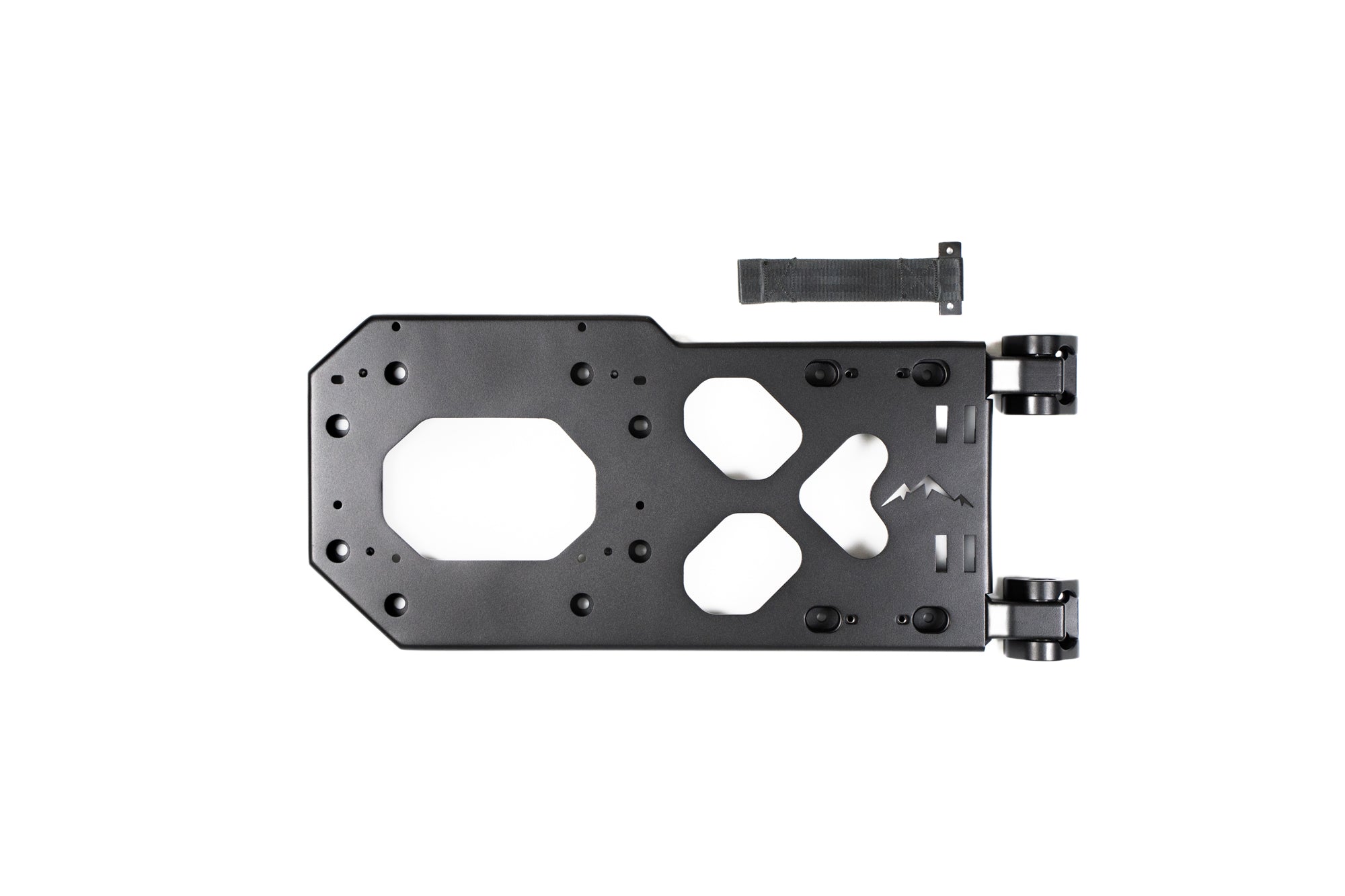 QUARKZMAN Fermo Ricambio Per Ruota Di Scorta Per Jeep Wrangler JK 2007-2018 - Gomma Nera, No. 55395993AB