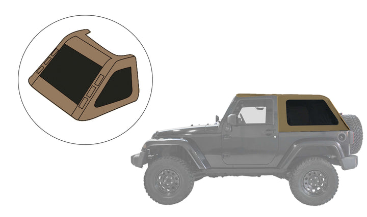 SUNTOP® Fast Back U2 - Prodotti e accessori per la tua Jeep® - Rock's 4x4