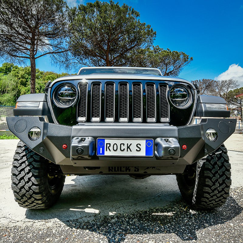 Paraurti Anteriore Acciaio "STEALTH" (Prova Pedone) - Prodotti e accessori per la tua Jeep® - Rock's 4x4