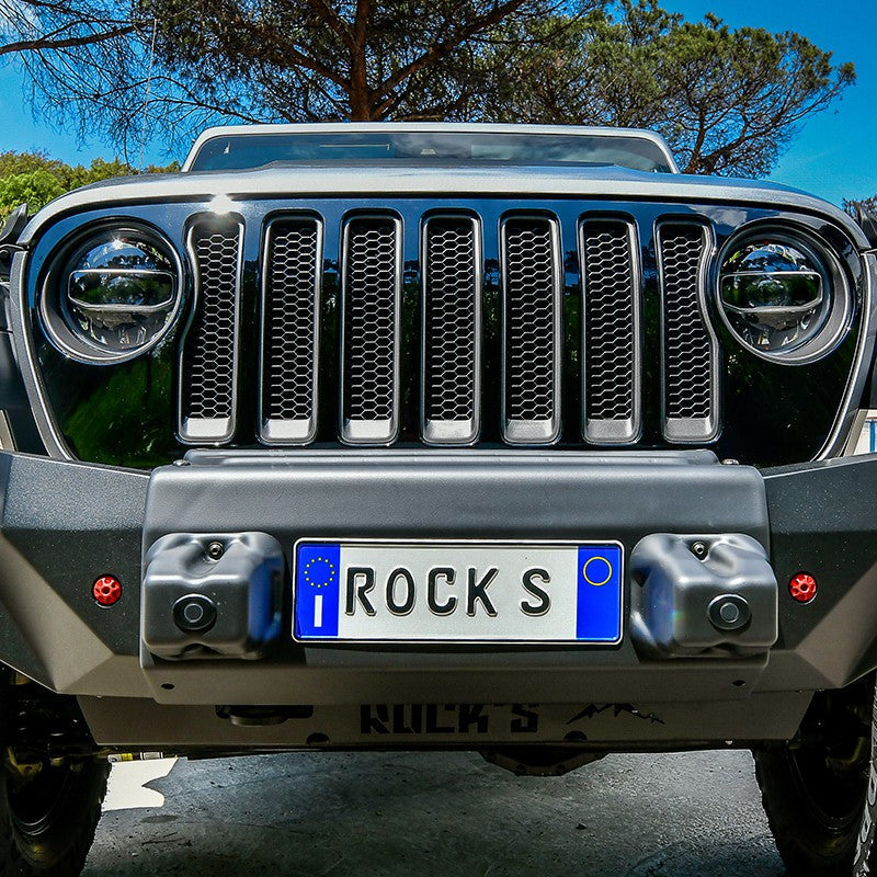 Paraurti Anteriore Acciaio "STEALTH" (Prova Pedone) - Prodotti e accessori per la tua Jeep® - Rock's 4x4